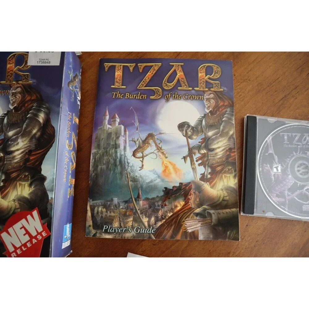 TZAR The Burden of the Crown 1999 PC Big Box Game 1999 Talonsoft